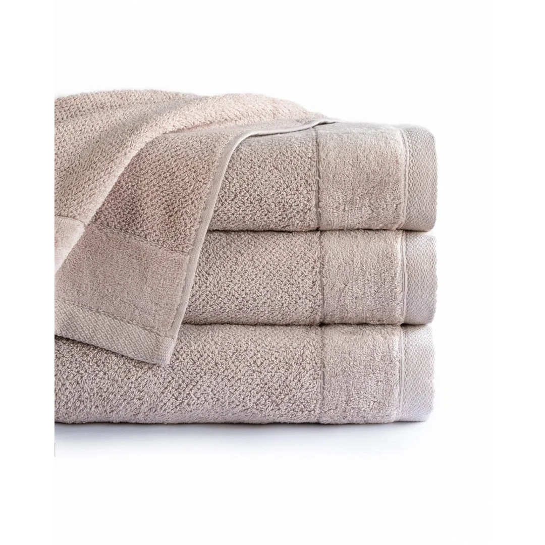 Ręcznik Vito 70x140 beżowy perłowy frotte bawełniany 550g/m2 — zdjęcie 2