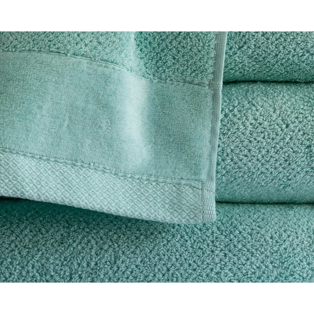 Ręcznik Vito 70x140 turkusowy jasny miętowy frotte bawełniany 550g/m2 — zdjęcie 3
