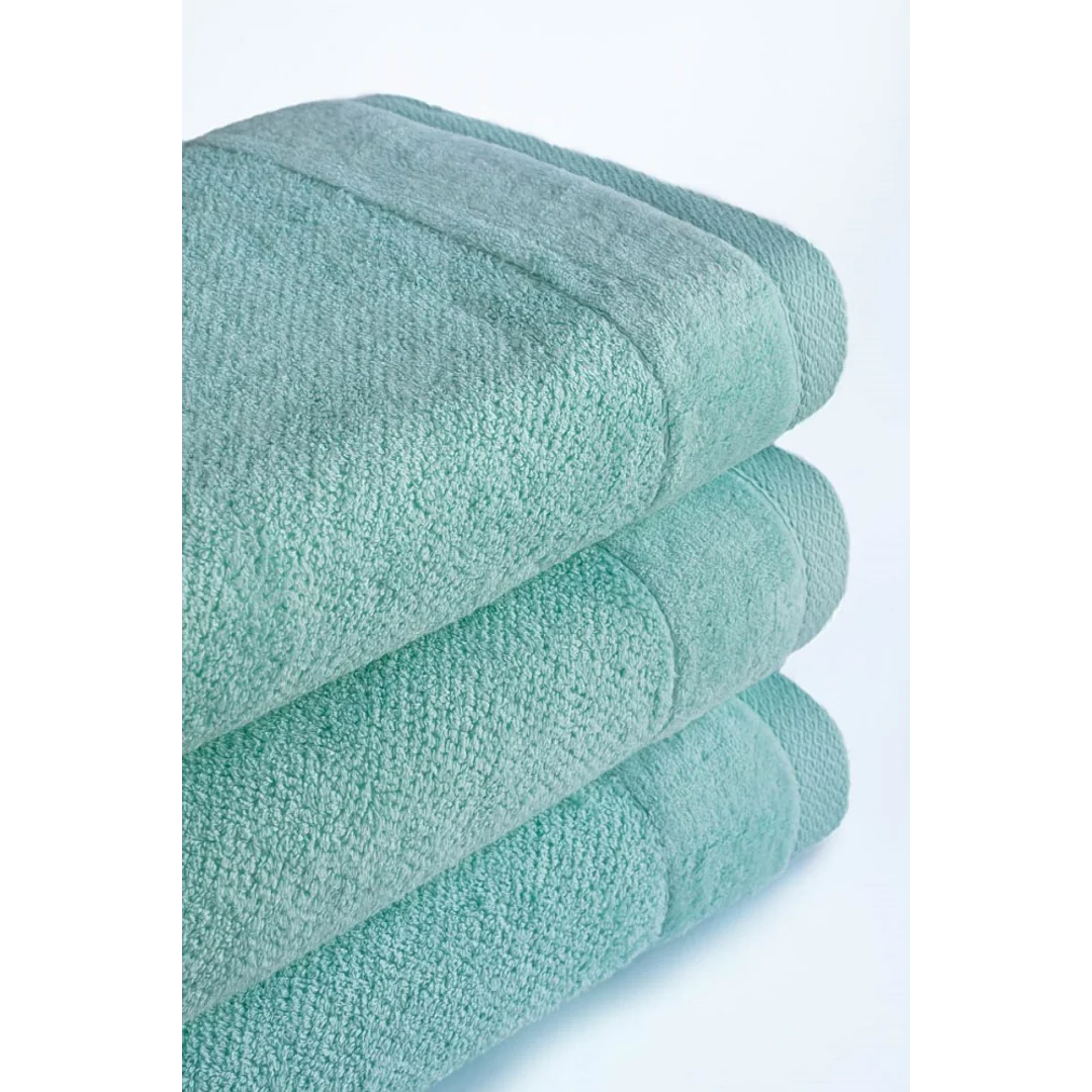 Ręcznik Vito 70x140 turkusowy jasny miętowy frotte bawełniany 550g/m2 — zdjęcie 4