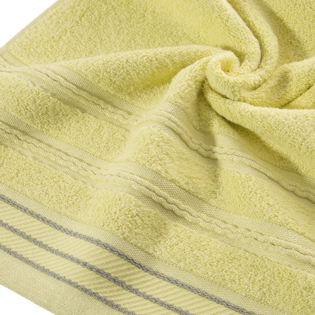 Ręcznik Wiki 50x90 06 żółty srebrne nitki 480 g/m2 — zdjęcie 2