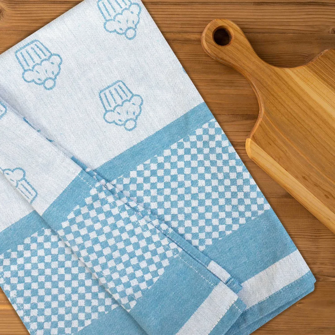 Ścierka do naczyń 50x70 Mufinki turkusowa 200g/m2 Darymex — zdjęcie 6