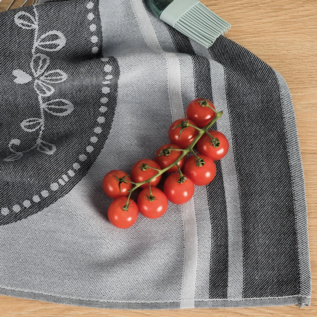 Ścierka kuchenna 50x70 001 szara Handmade — zdjęcie 3