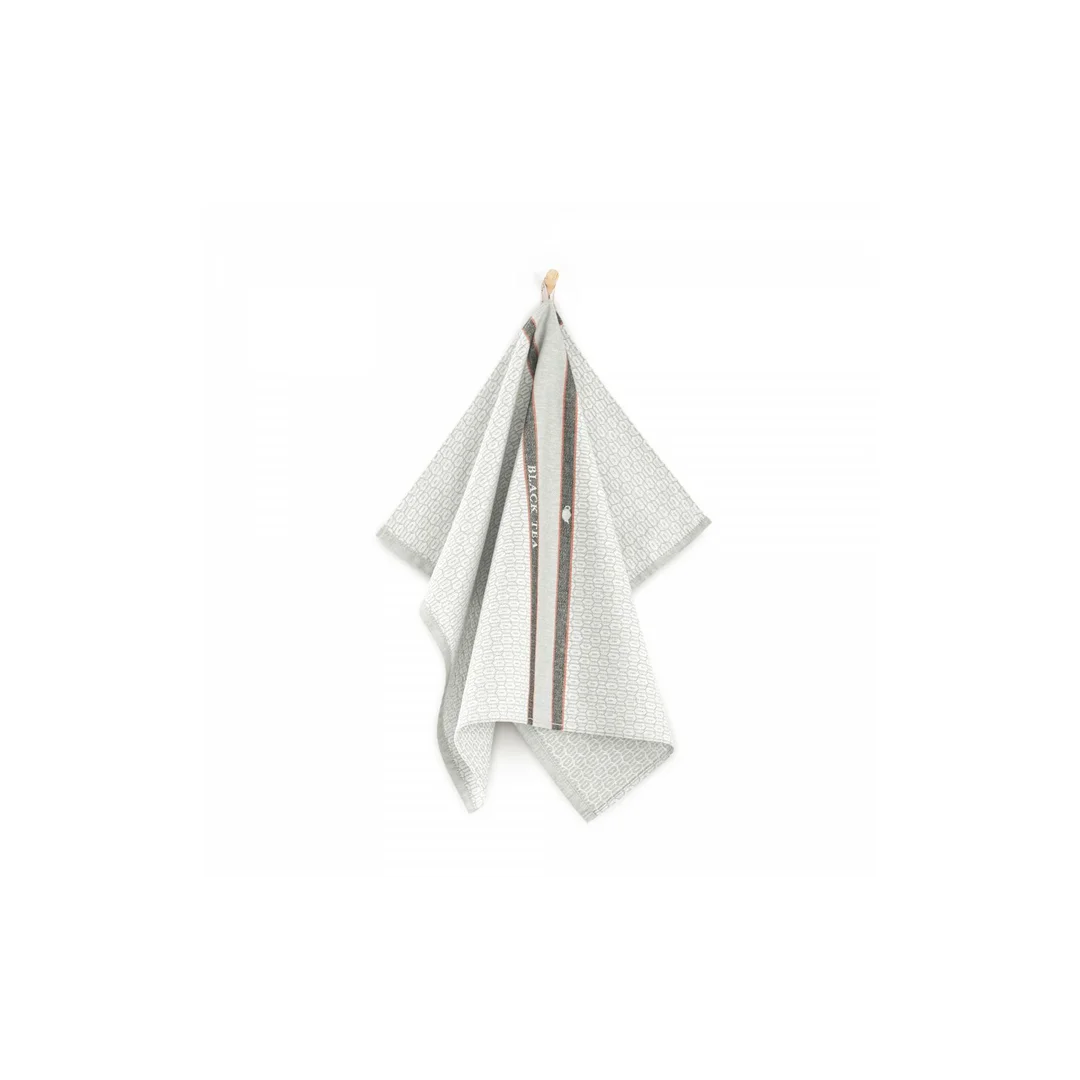 Ścierka kuchenna 50x70 Black Tea Pattern szara 9229/1 Zwoltex 23 — zdjęcie 2