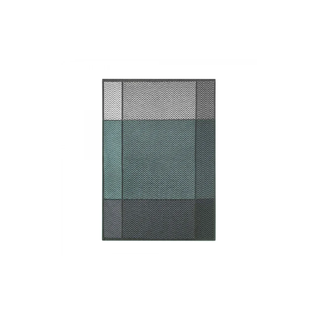 Ścierka kuchenna 50x70 Pure turkusowa szara zygzak 9238/1 Zwoltex 23 — zdjęcie 2