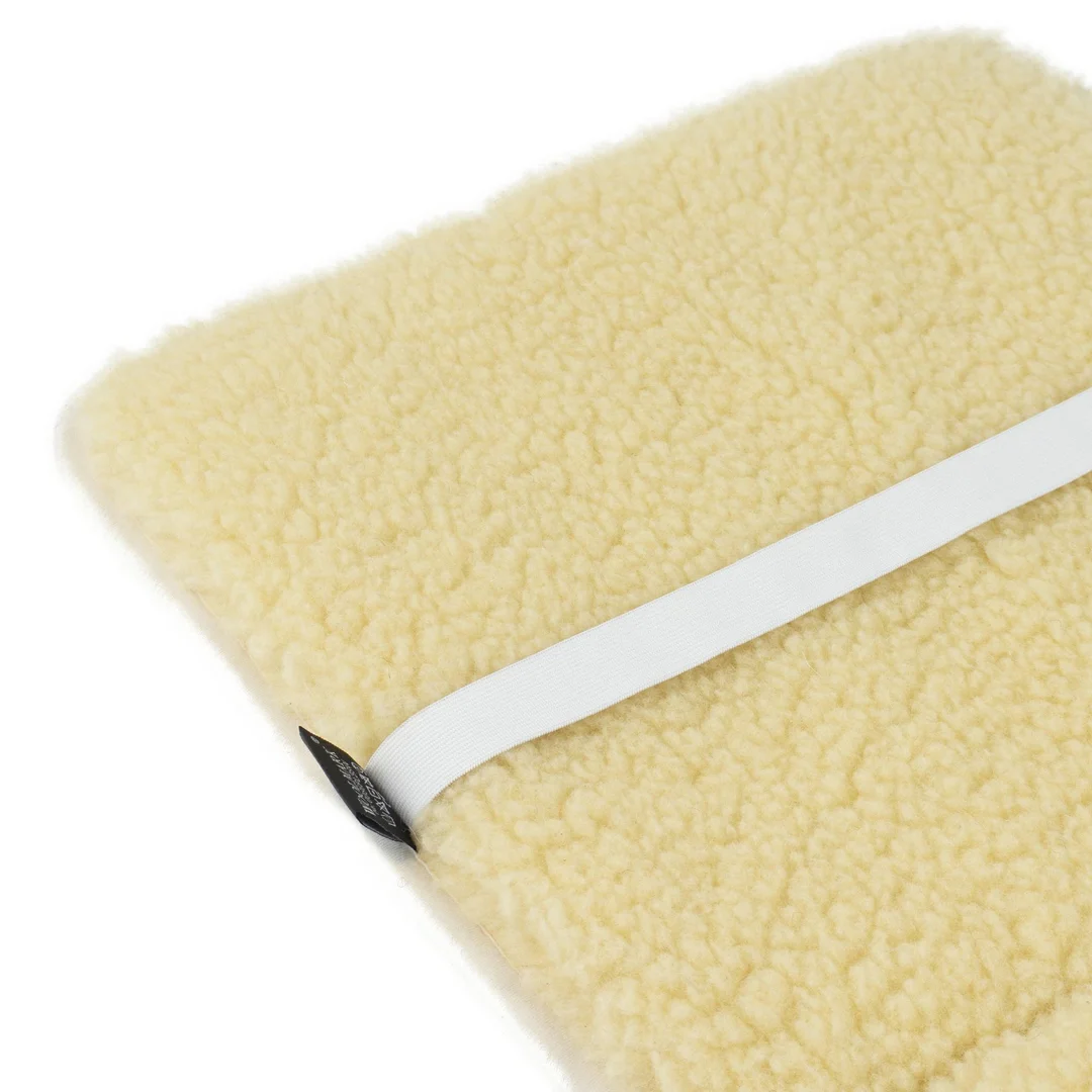 Siedzisko z wełny merynosa 40x80 – naturalny – na krzesło lub fotel – Relax — zdjęcie 3