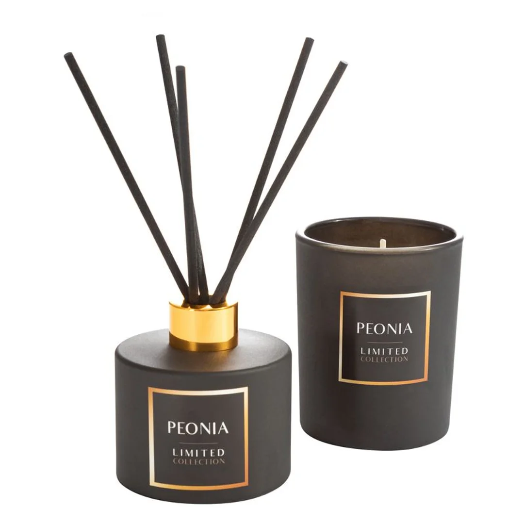 Świeca zapachowa Peonia o zapachu peonii w szkle ozdobnym 200g LIMITED COLLECTION Eurofirany — zdjęcie 2