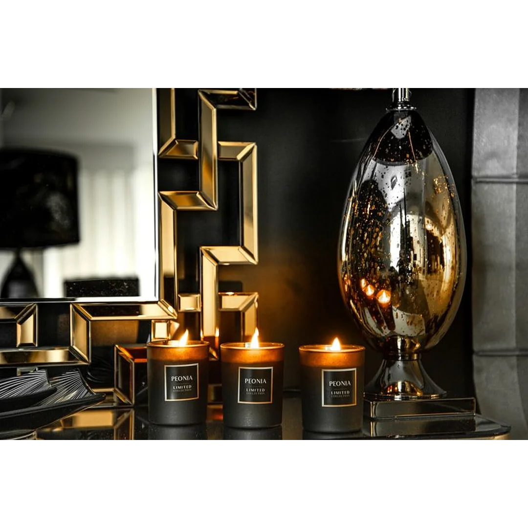Świeca zapachowa Peonia o zapachu peonii w szkle ozdobnym 200g LIMITED COLLECTION Eurofirany — zdjęcie 4