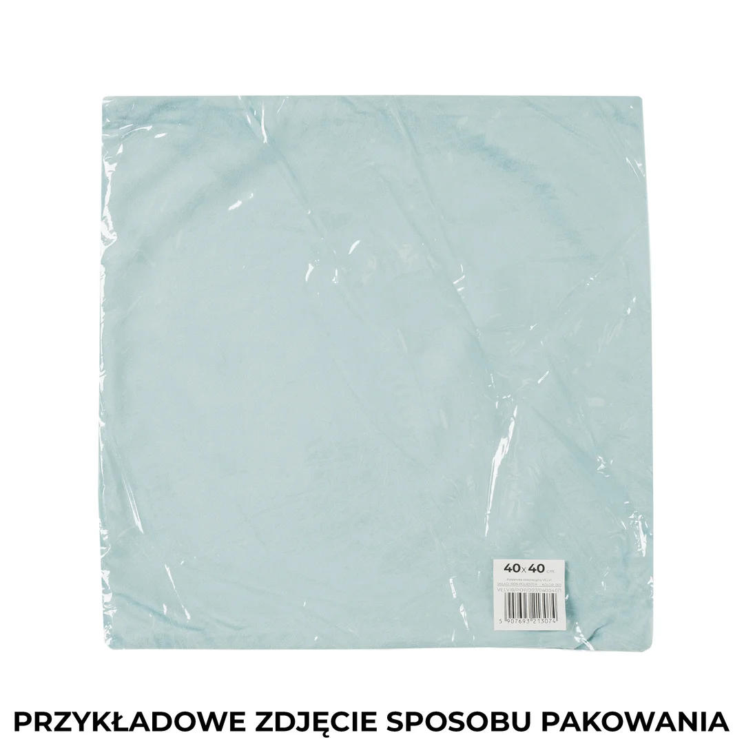 Poszewka dekoracyjna 30x50 018 ciepły jasny szary Velvi — zdjęcie 3