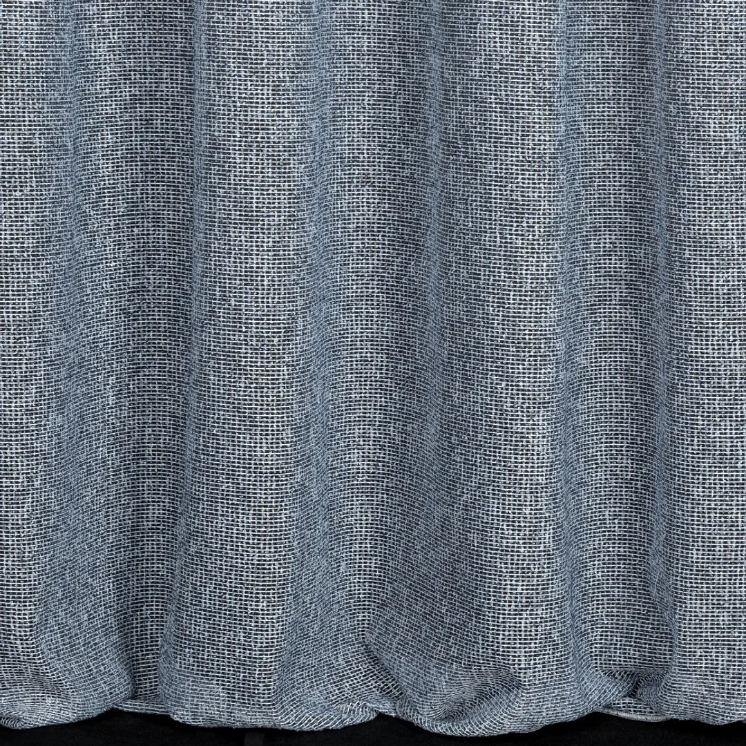 Zasłona 140x250 Palermo 2 popielata gotowa na przelotkach z miękkiej tkaniny z efektem melanżu Terra Collection Eurofirany Terra Collection Eurofirany — zdjęcie 6