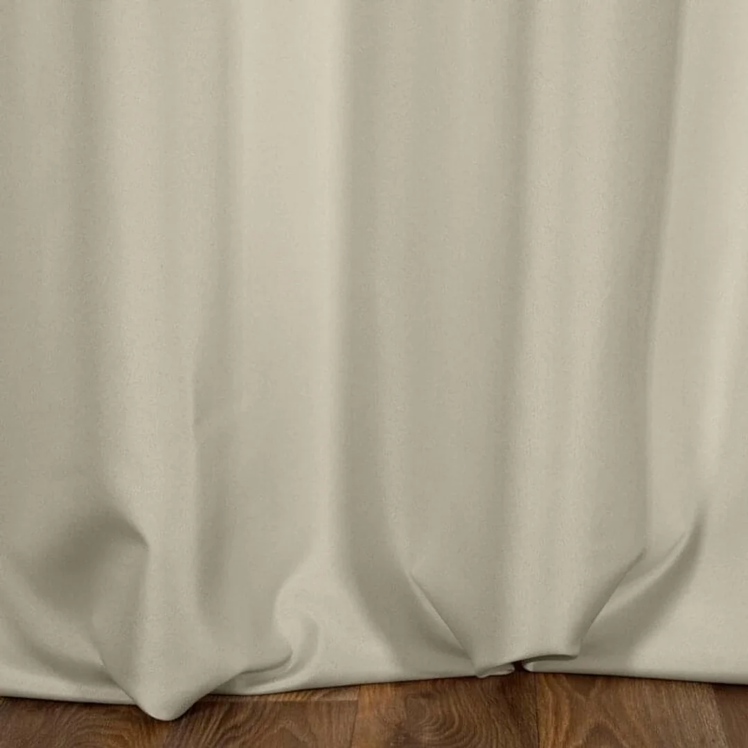 Zasłona 140x250 Rita cappuccino gotowa na przelotkach Eurofirany — zdjęcie 5