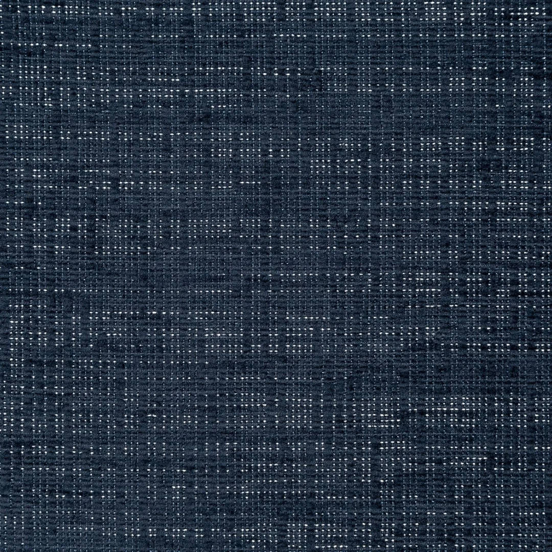 Zasłona 140x270 Palermo 1 granatowa gotowa na taśmie z miękkiej szenilowej tkaniny przetykanej srebrną nitką Terra Collection Eurofirany — zdjęcie 5