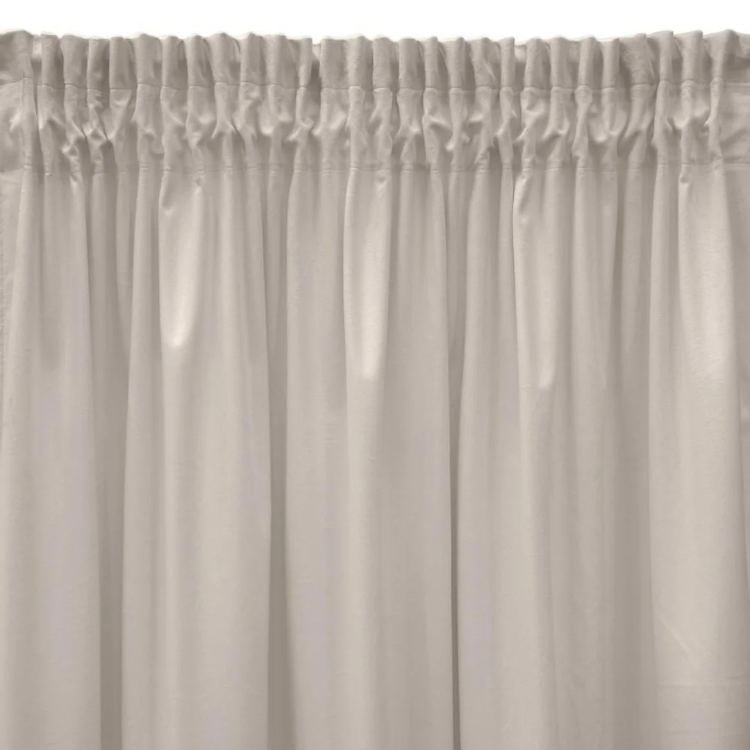 Zasłona 140x270 Sibel beżowa welurowa gotowa na taśmie Pierre Cardin — zdjęcie 4