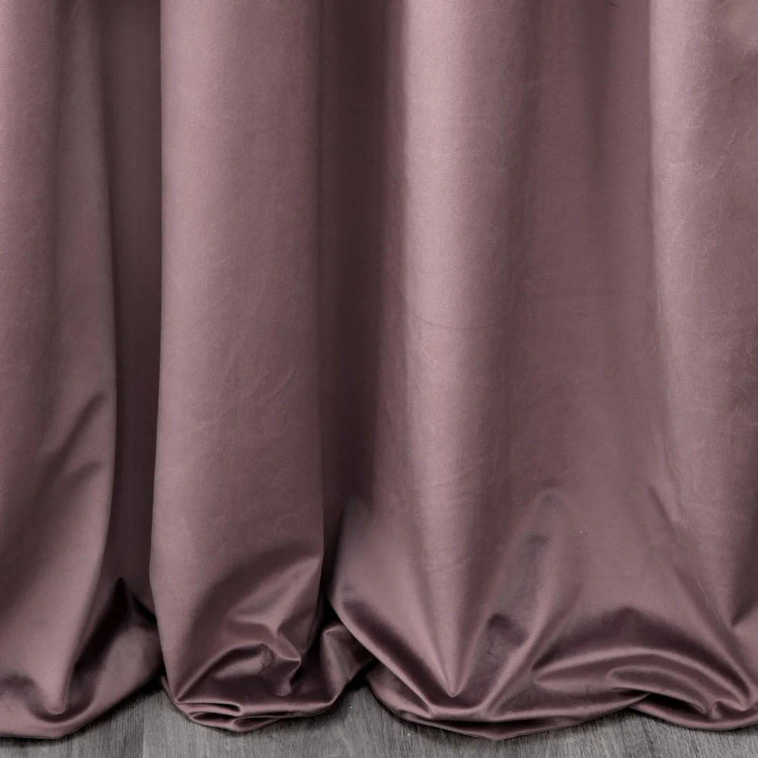 Zasłona 140x270 Sibel pudrowa welurowa gotowa na taśmie Pierre Cardin — zdjęcie 7