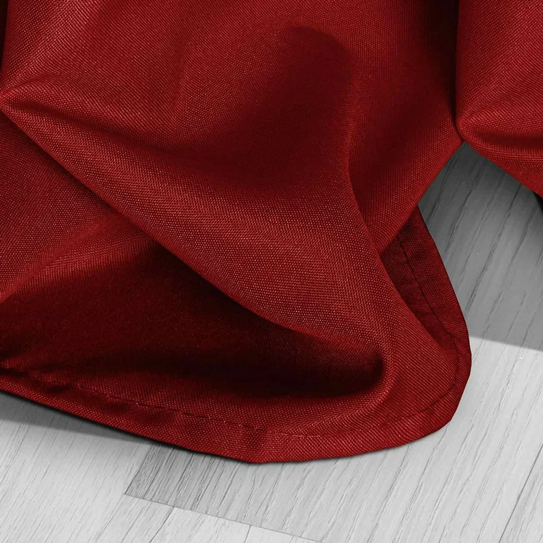 Zasłona gotowa 140x250 czerwona na przelotkach Viva do salonu — zdjęcie 4