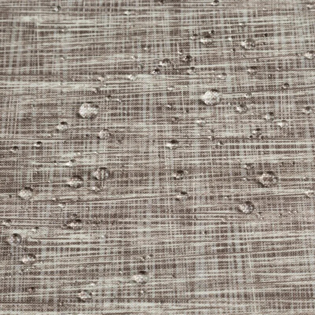 Zasłona gotowa 155x220 Garden 10 brązowa do ogrodu wodoodporna mocowana na szelki/rzep Eurofirany — zdjęcie 5