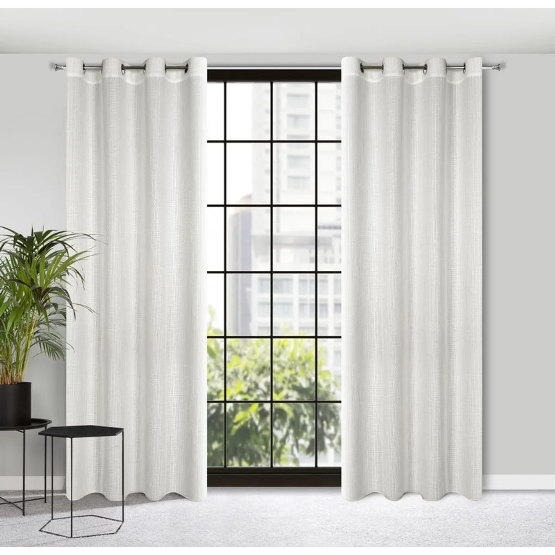 Zasłona gotowa madison 140x250 cm biały — zdjęcie 2