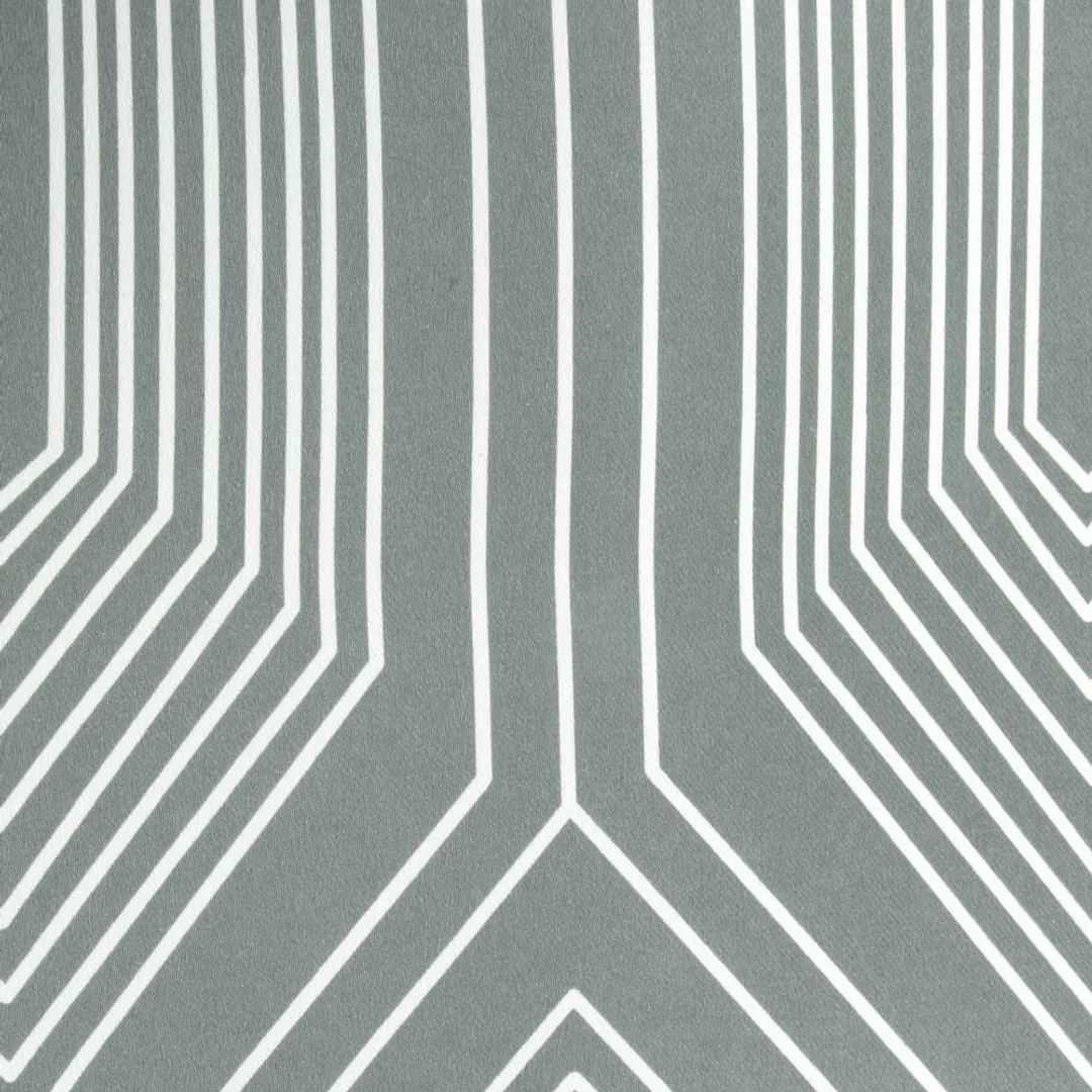 Zasłona gotowa na przelotkach 140x250 Diadem srebrna biała geometria Eurofirany — zdjęcie 4