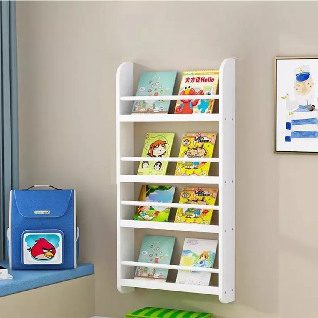 Biblioteczka drewniana Montessori Regał na Książki Zabawki dla Dzieci