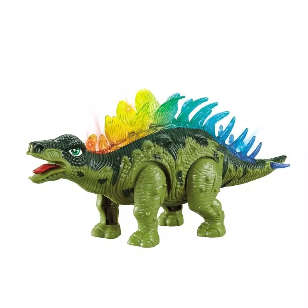 Dinozaur Stegozaur Interaktywny Dźwięk Chodzący dla dzieci zabawka