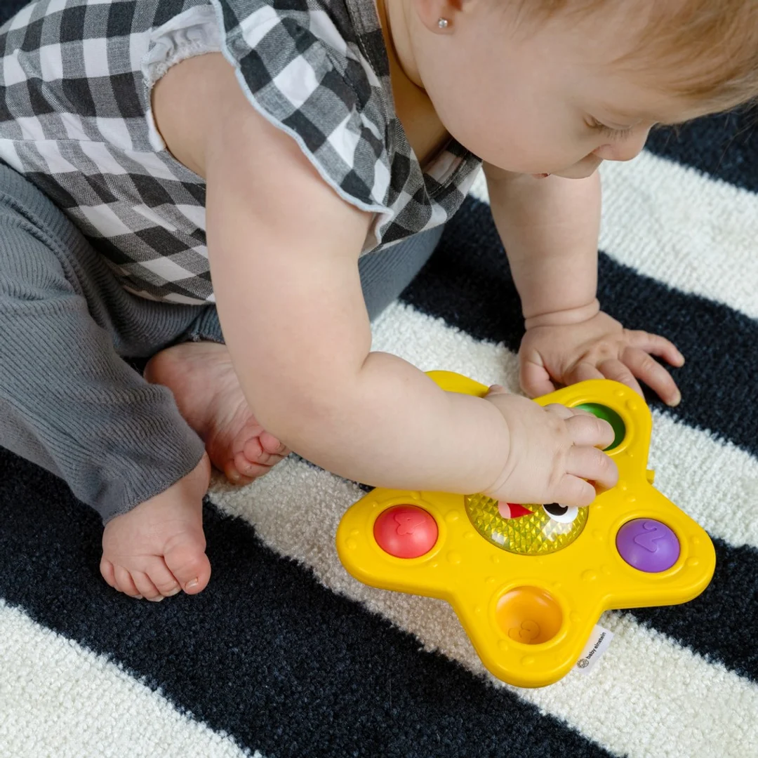BABY EINSTEIN Zabawka interaktywna z przyssawką świecąca