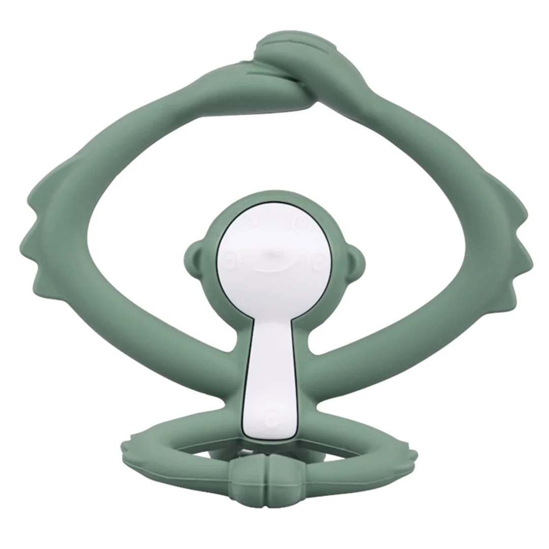 Mombella Gryzak Zabawka Małpka Light Green