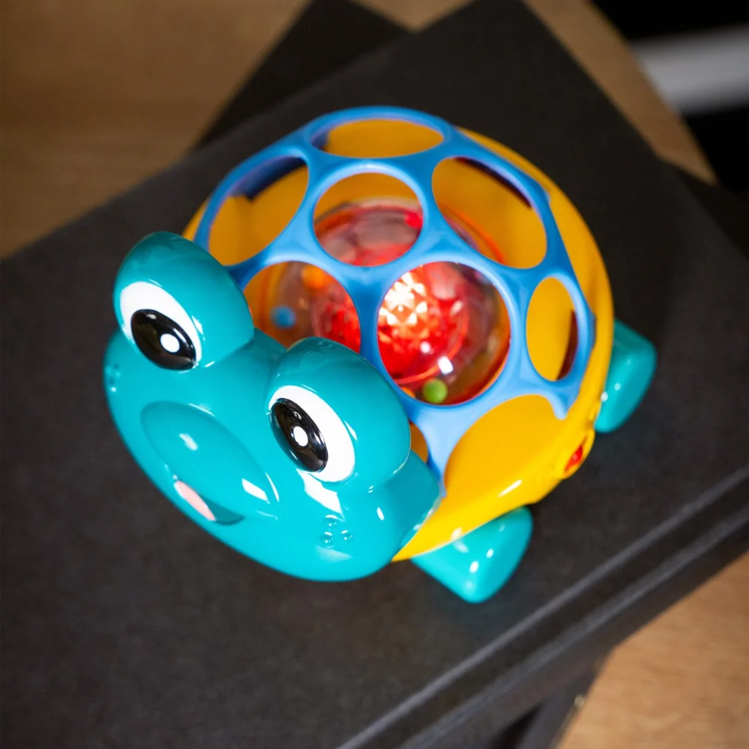 OBALL Zabawka samochód z grzechotką Curious Car Neptune żółw