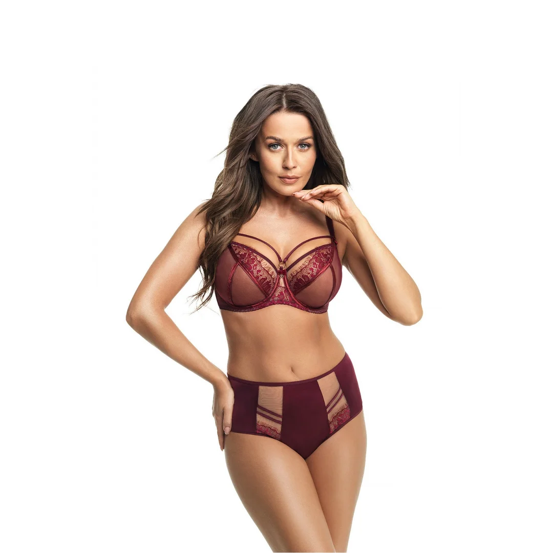Figi brazyliany Model Paradise K498 Bordo - Gorsenia Lingerie