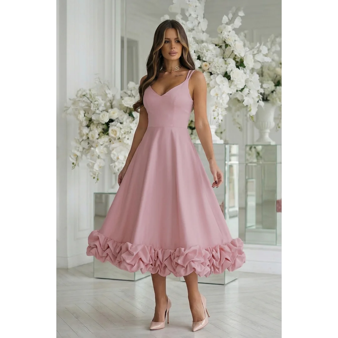 Sukienka Model 345-20 Pink - Bicotone