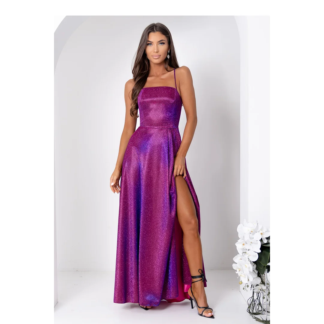 Sukienka Model Aurelia Lux 011275. Violet/Navy - With You