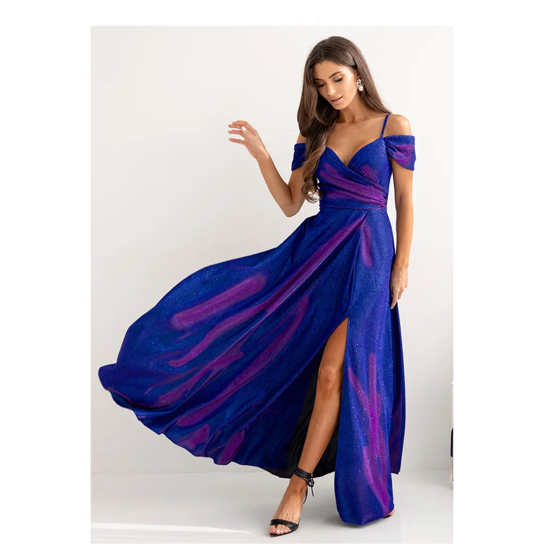 Sukienka Model Walentina Lux 001117. Chaber/Amarant - With You