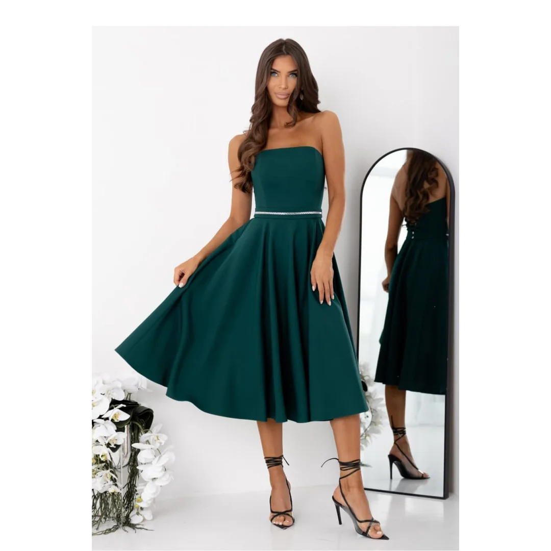 Sukienka Model Aurelia 011270. Bottle Green - With You - 3