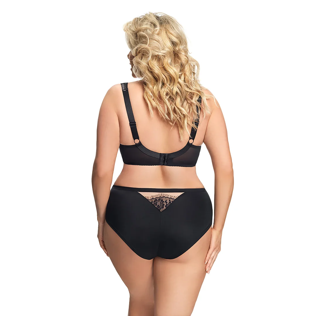 Biustonosz Soft Biustonosz Semi-Soft Model Alicante K647 Black - Gorsenia Lingerie — zdjęcie 2