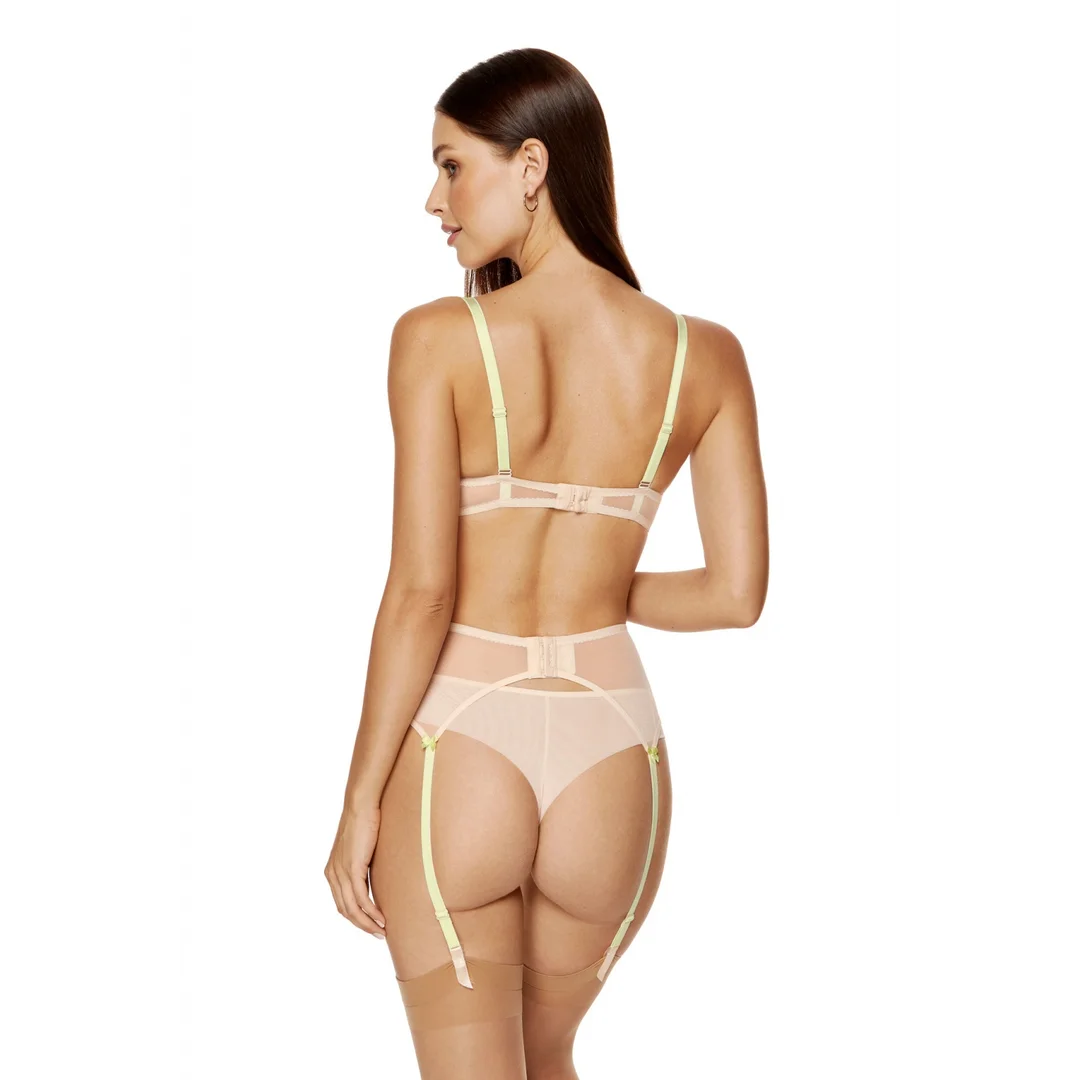 Gorsety, body, pasy Pas do pończoch Model Soleil PPW Beige - Gorteks — zdjęcie 3