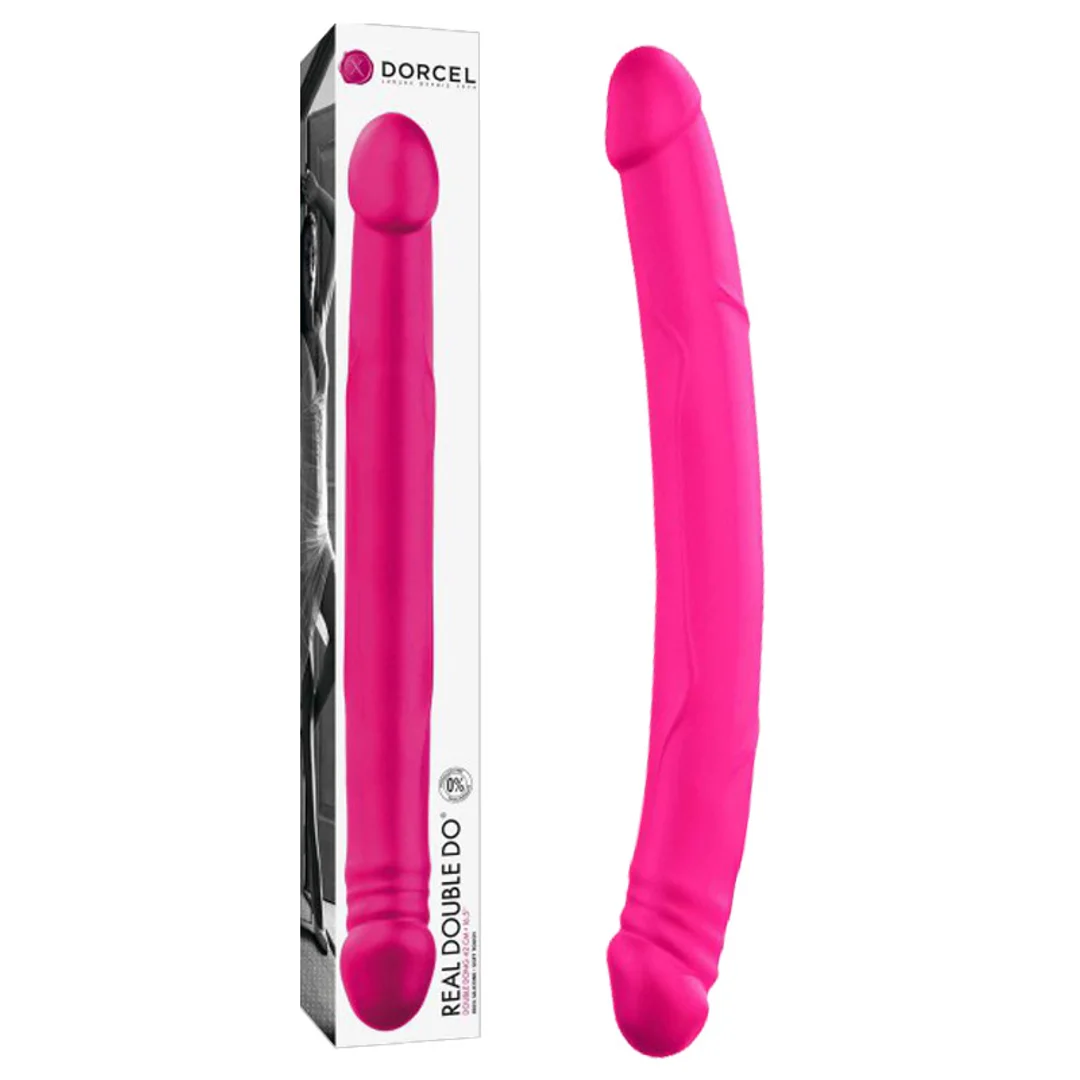 Dildo dwustronne. Ekskluzywne. Real Double Do magenta