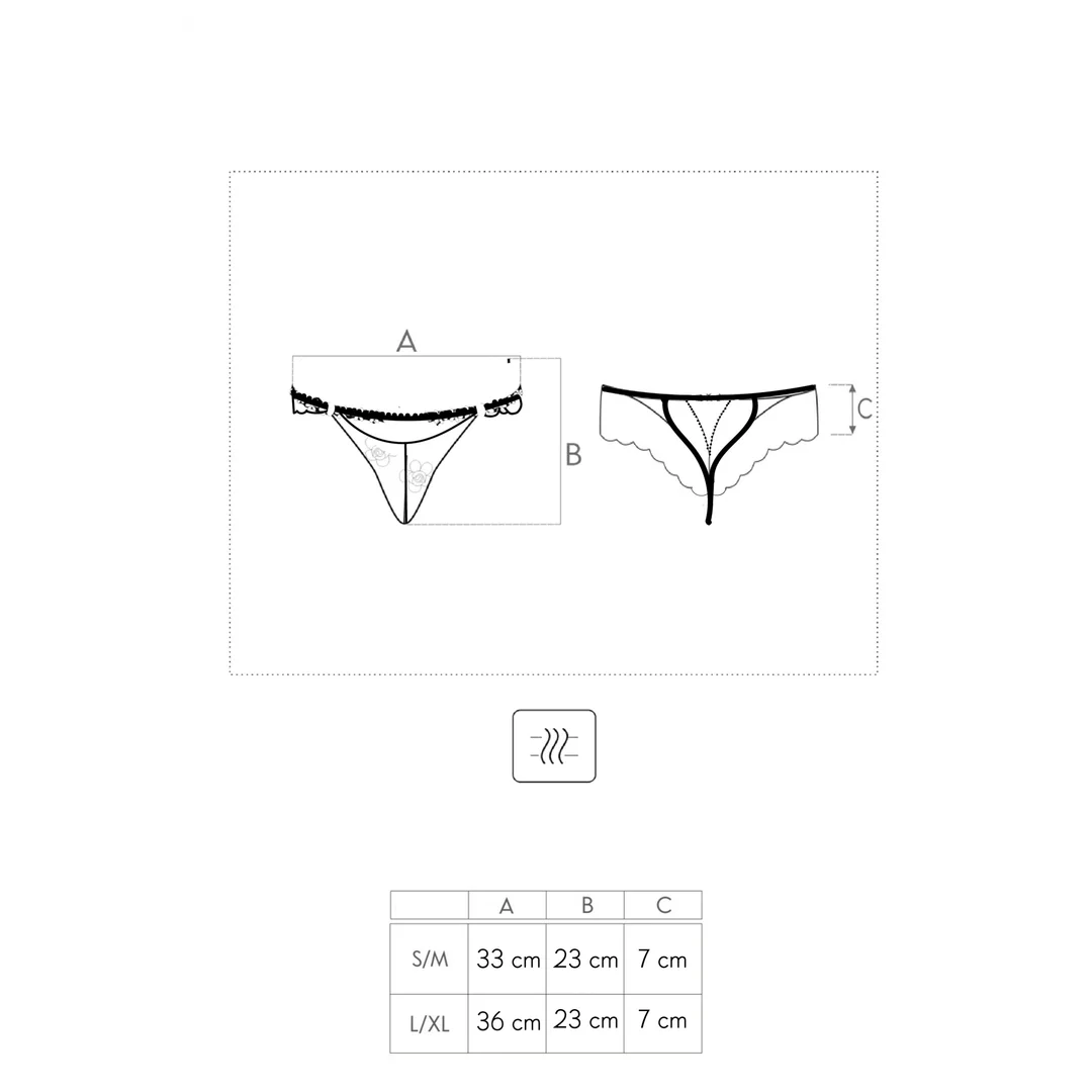Majtki erotyczne, seksowne Panty Good Girl rozmiar - L/XL