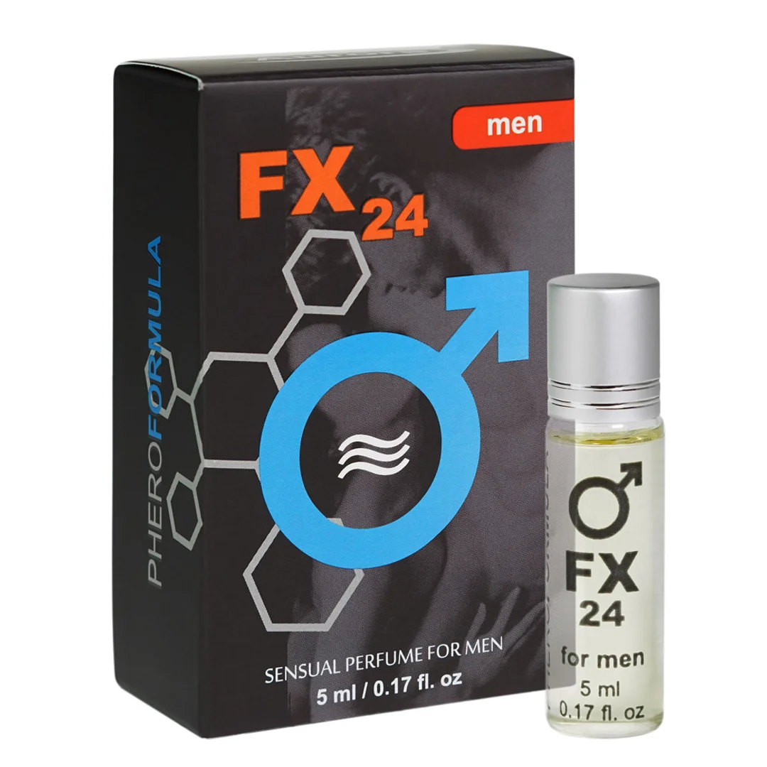 Perfumy FX24 męskie, podniecają - aroma, roll-on, 5 ml. W kulce