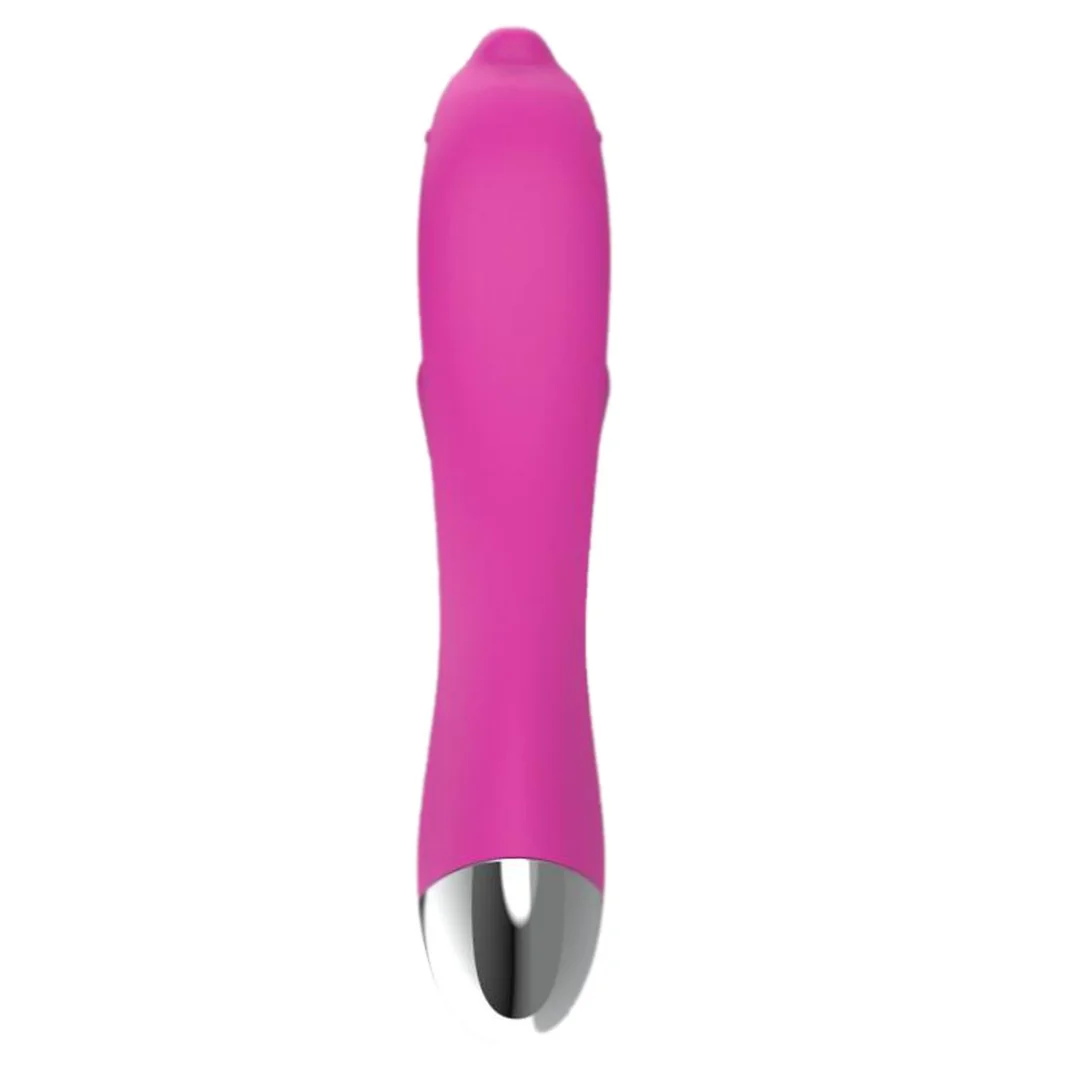 Wibrator silikonowy, 6 funkcji wibracji. Masażer łechtaczki AG-041