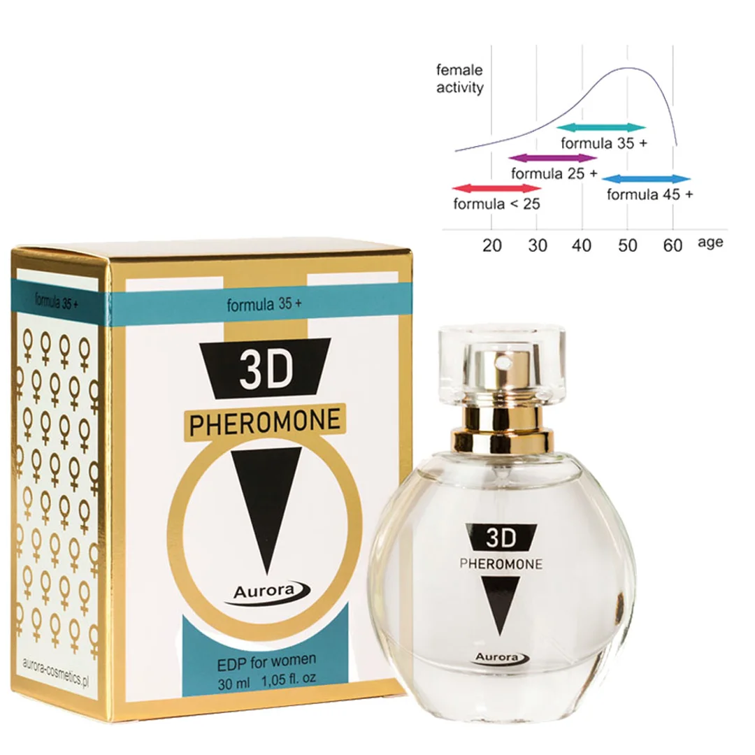 Perfumy damskie 3D Pheromone formula 35+. Podniecają, uwodzą.