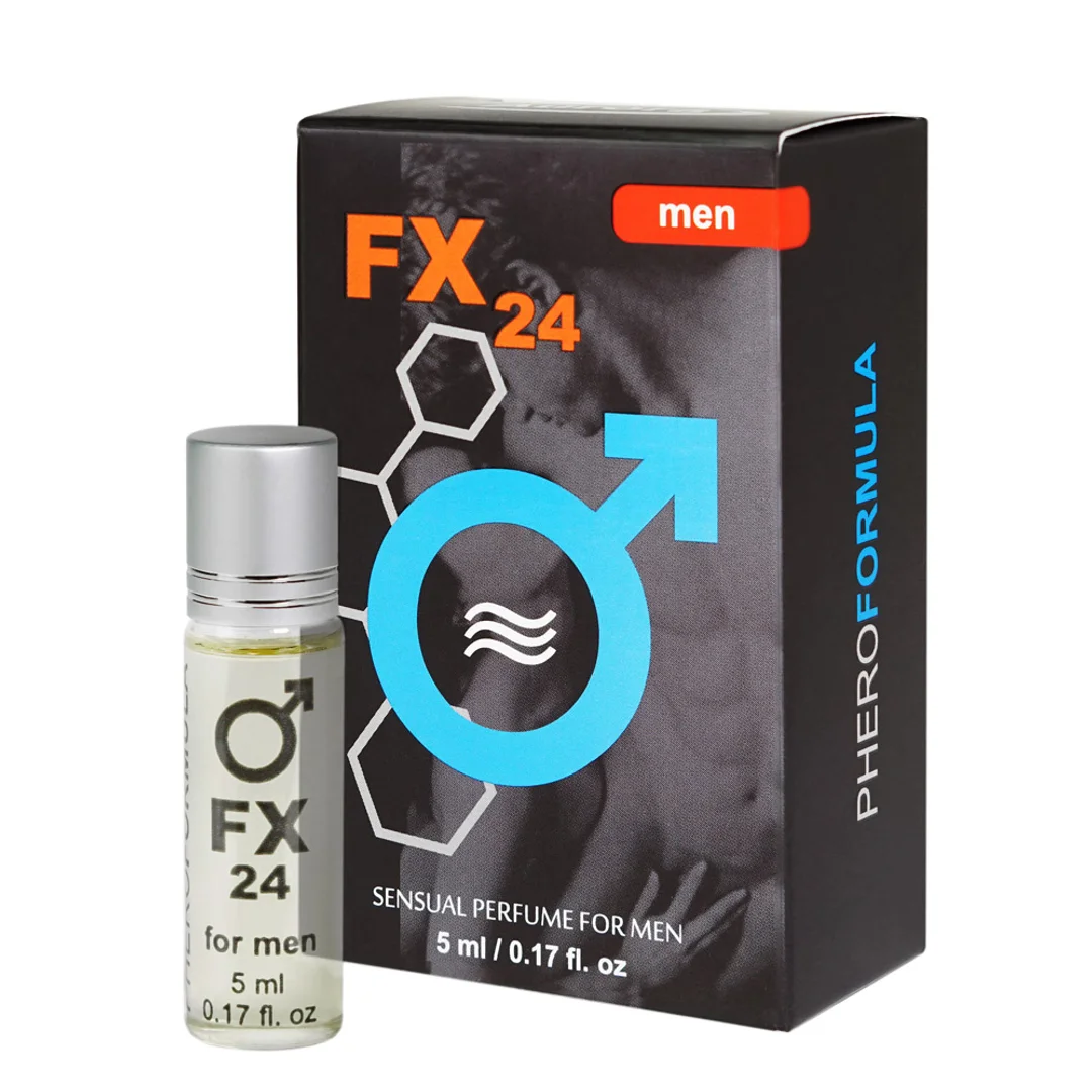 Perfumy FX24 męskie, podniecają - aroma, roll-on, 5 ml. W kulce