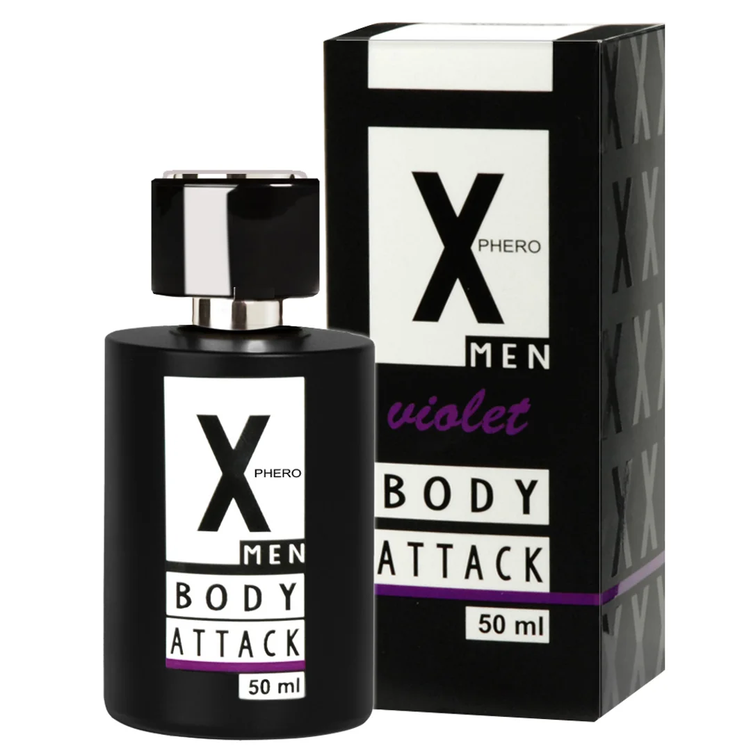 Perfumy męskie 50 ml. Zapach pełen elegancji. Mocny Attack Violet.
