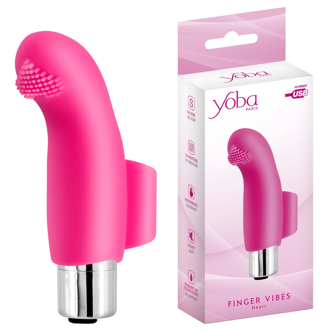 Wibrator na palec Finger Vibes Heart — zdjęcie 2