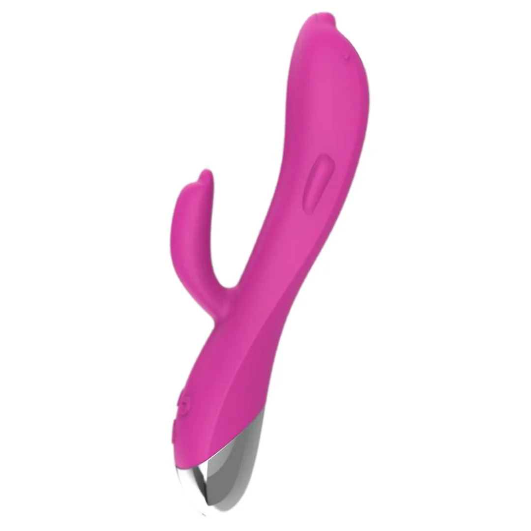 Wibrator silikonowy, 6 funkcji wibracji. Masażer łechtaczki AG-041