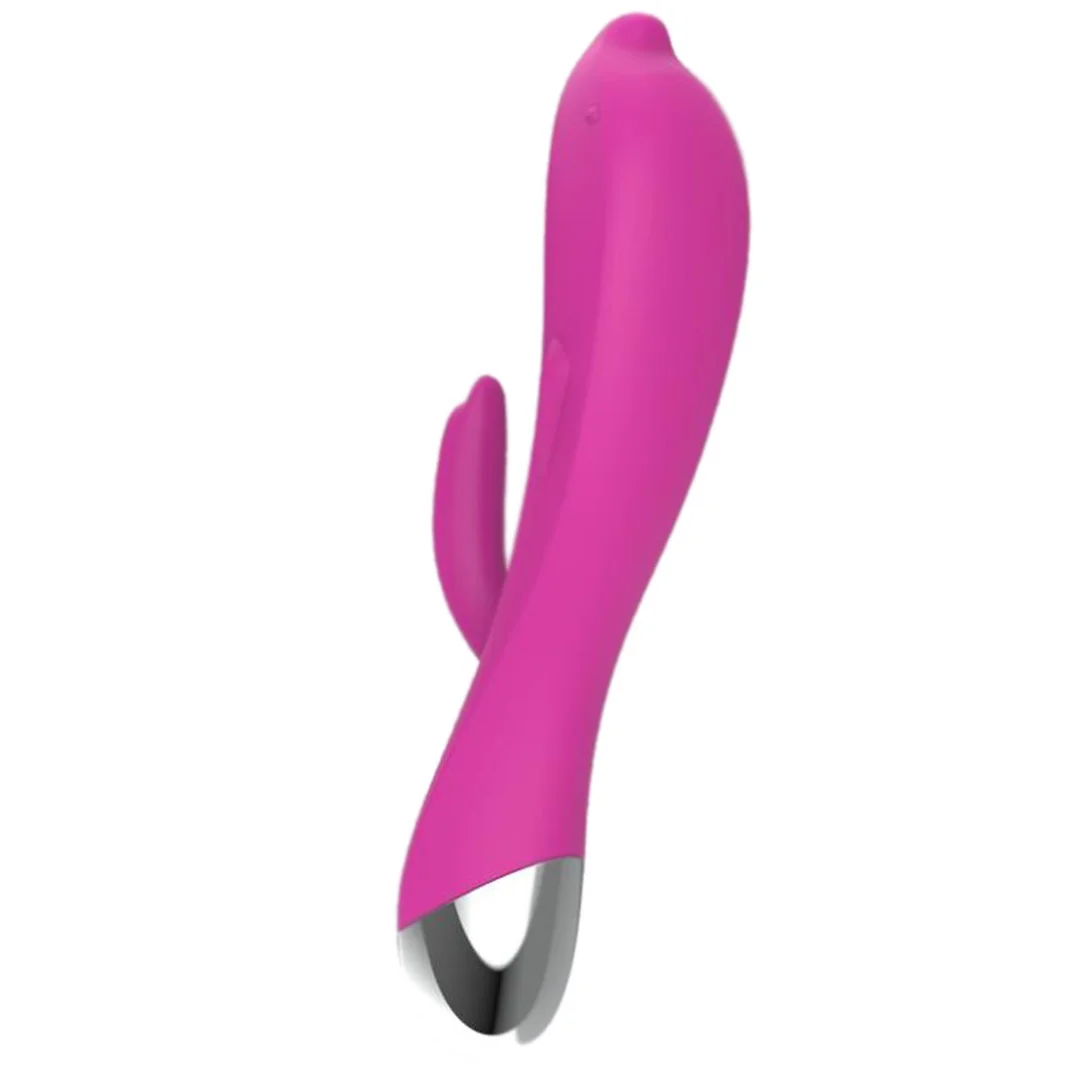 Wibrator silikonowy, 6 funkcji wibracji. Masażer łechtaczki AG-041