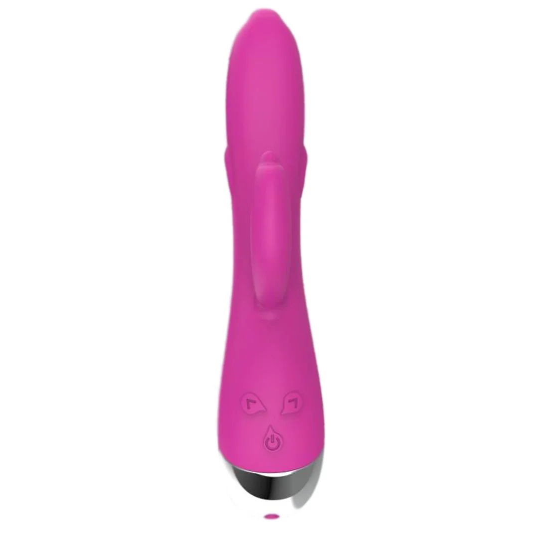 Wibrator silikonowy, 6 funkcji wibracji. Masażer łechtaczki AG-041