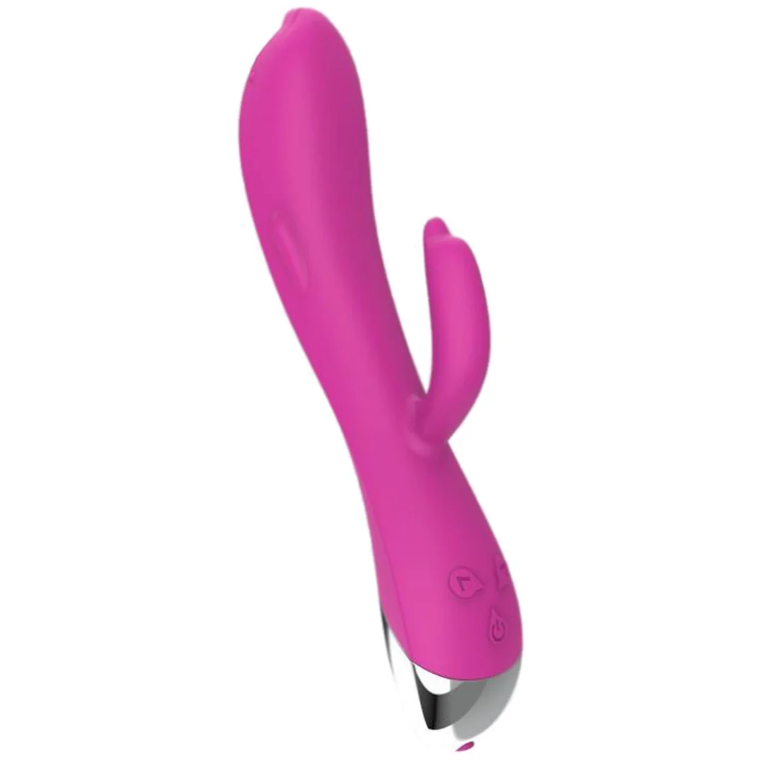 Wibrator silikonowy, 6 funkcji wibracji. Masażer łechtaczki AG-041