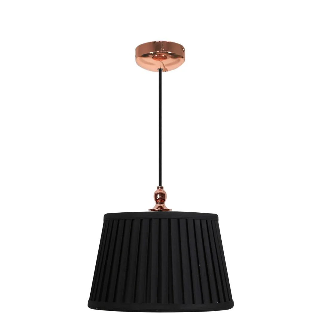 Amore Lampa Wisząca 1X60W E27 Stożek Czarny