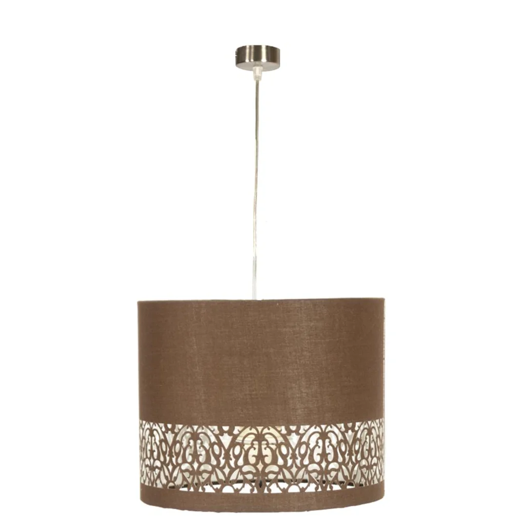 ARABESCA LAMPA WISZĄCA 33X33X24 1X60W E27 BRĄZ (ABAŻUR 77-19274 Z ZAWIESIEM 85-10608)