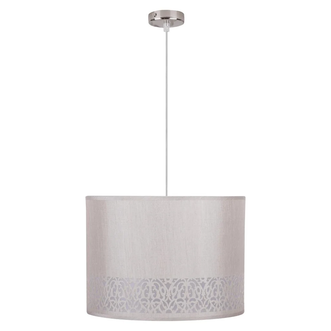 ARABESCA LAMPA WISZĄCA 33X33X24 1X60W E27 KREMOWY (ABAŻUR 77-19441 Z ZAWIESIEM 85-10608)