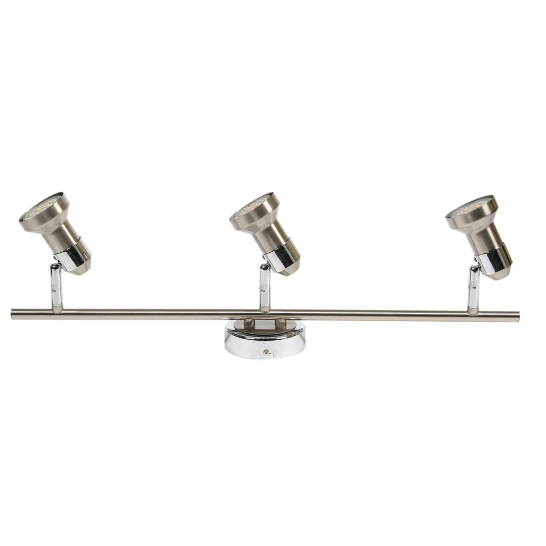 ARKON LAMPA SUFITOWA LISTWA 3X50W GU10 SAT NIKIEL+CHROM BEZ ŻARÓWEK