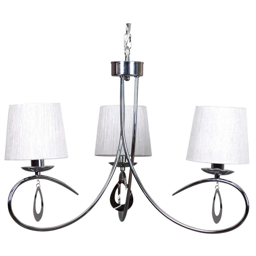 ARNIKA LAMPA WISZĄCA 3X40W E14 CHROM / BIAŁY